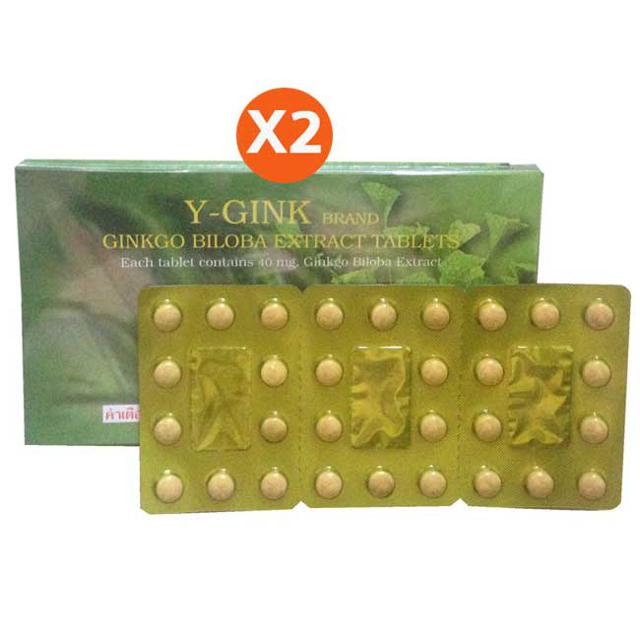 ภาพสินค้าY-GINK _"2 กล่อง"_ ใบแป๊ะก๊วยสกัด กิงโก บิโลบา วาย-กิง (1 กล่อง 30 เม็ด) จากร้าน first_healthy บน Shopee ภาพที่ 4