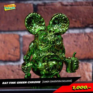 [ตัวพิเศษ ของแท้] Pop! Icons: Rat Fink Green Chrome [Summer Convention Exclusive]