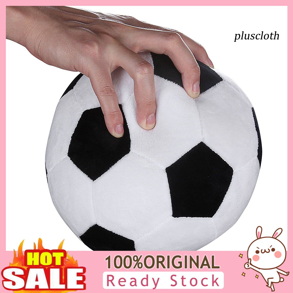 ภาพหน้าปกสินค้าPlu_ ฟุตบอลฟุตบอลที่สมจริงตุ๊กตายัดไส้บอลนุ่มของเล่นเด็กโซฟาหน้าแรก