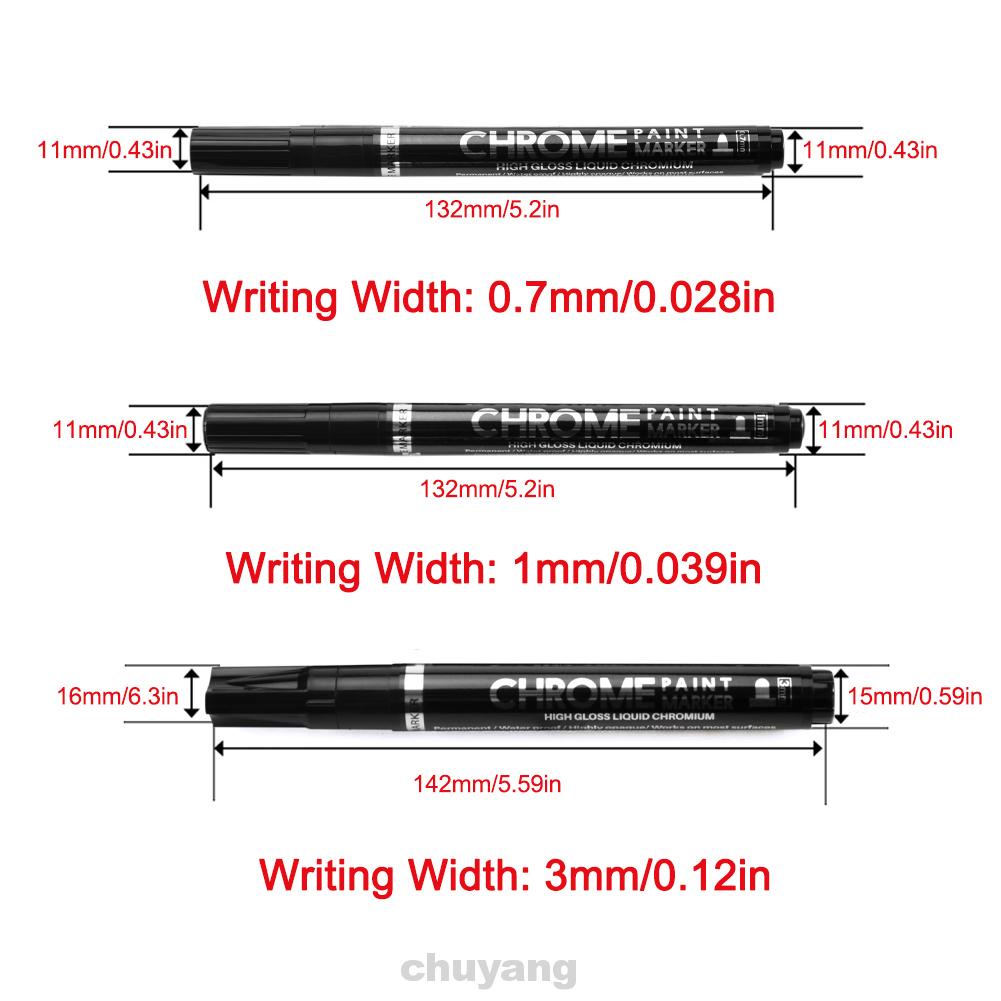 ปากกามาร์กเกอร์-ไฮไลท์-เขียนลื่น-โครเมี่ยม-3-ชิ้น