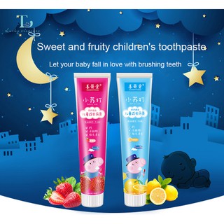 สินค้า ยาสีฟันเด็ก ออร์แกนิก ยาสีฟันเด็กกลืนได้ ยาสีฟัน Food Grade เด็ก 6เดือน+ ขนาด50g.