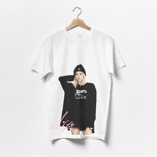 เสื้อยืดคอกลมเสื้อยืด ลาย Lalisa Lisa BlackpinkS-4XL