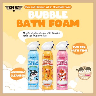 Keenz Bubble Bath Foam สบู่สูตรโฟม ฟองนิ่มนุ่ม กลิ่นหอมผลไม้ ปลอดภัยสำหรับเด็ก Made in Korea 250 ml