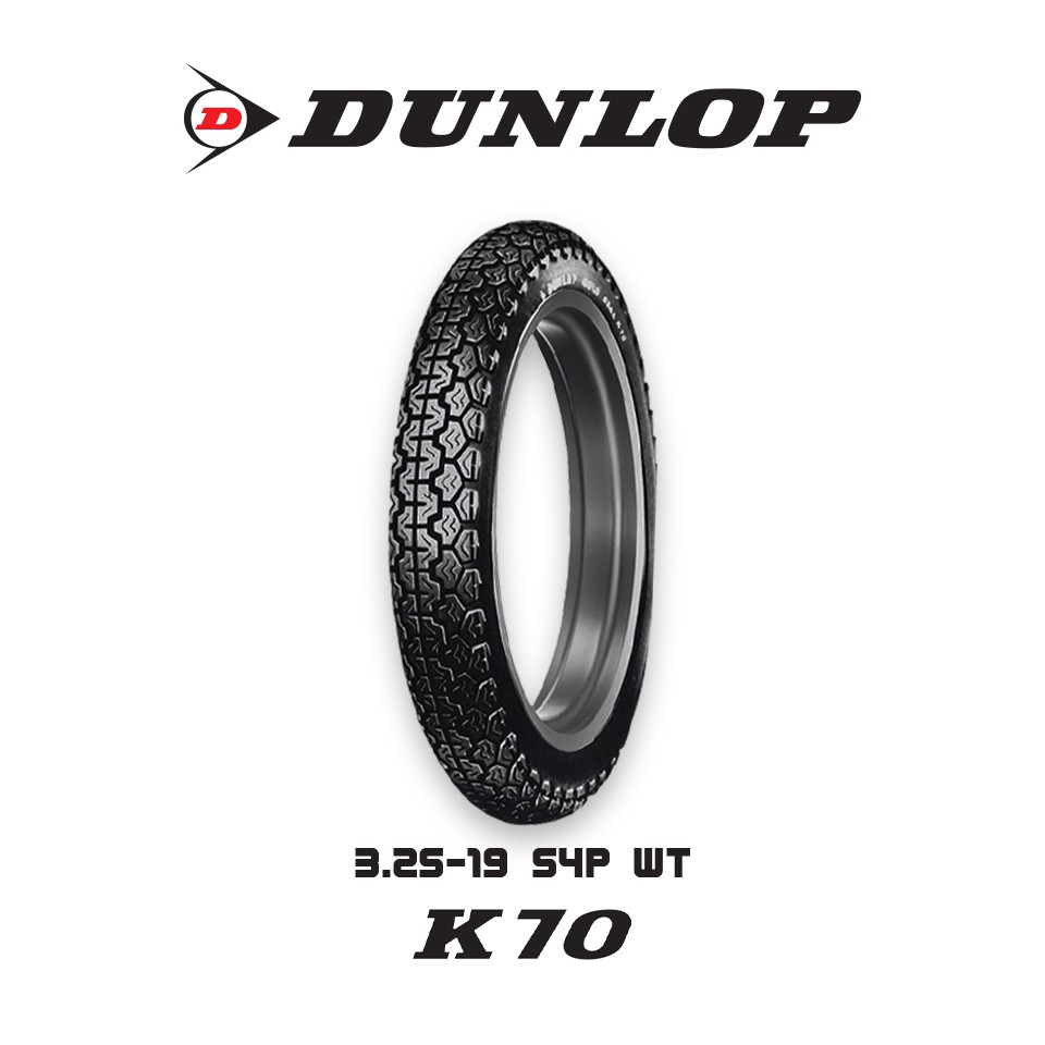 dunlop-k70-ยางมอเตอร์ไซค์-classic-custom-vintage-sr400-sr500-royal-enfield