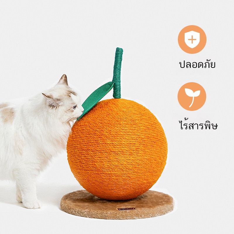 ภาพหน้าปกสินค้าLike pets ของเล่นลับเล็บแมว ลายผลไม้ จากร้าน likepets บน Shopee