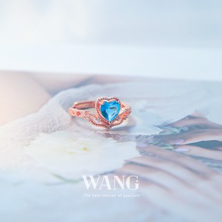 สินค้า Wj แหวนเพทาย รูปหัวใจ 18k เครื่องประดับ ของขวัญแต่งงาน สําหรับผู้หญิง