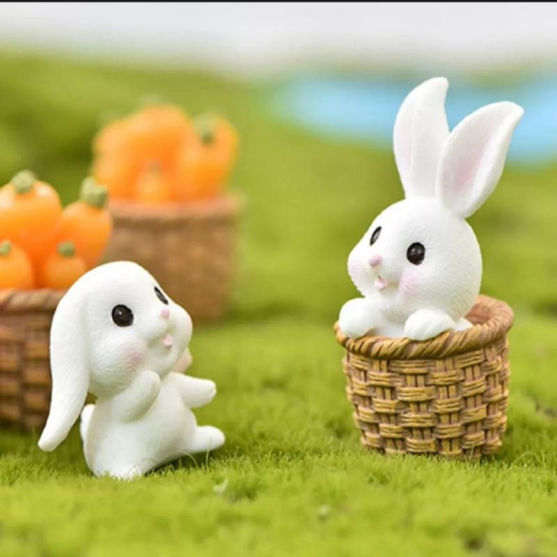 ตุ๊กตาแต่งสวน-กระต่ายน่ารัก