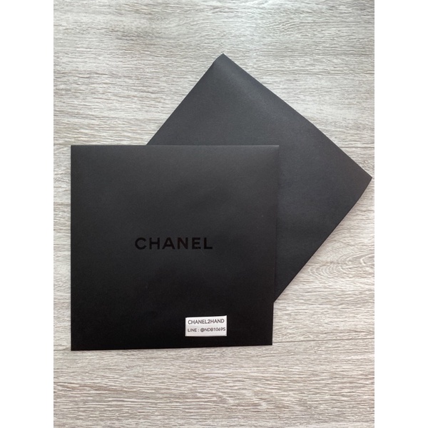 chanel2hand99-ซอง-chanel-สีดำ-ขนาด-6x6-15x15-cm-ของใหม่-แท้