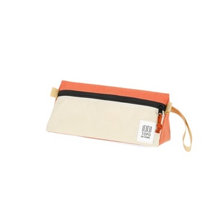 Topo designs กระเป๋าถือ รุ่น DOPP KIT BONE WHITE/CORAL