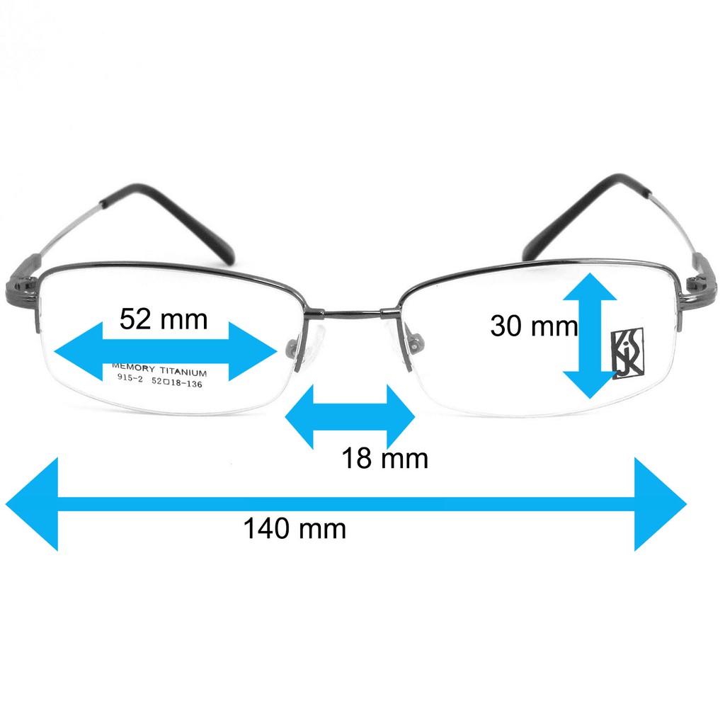 titanium-100-แว่นตา-รุ่น-9152-สีเทา-กรอบเซาะร่อง-ขาข้อต่อ-วัสดุ-ไทเทเนียม-สำหรับตัดเลนส์-กรอบแว่นตา-eyeglasses