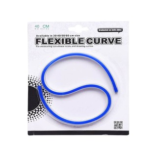 ไม้บรรทัดกระดูกงู 40,60 cm MORN SUN Flexible Curve