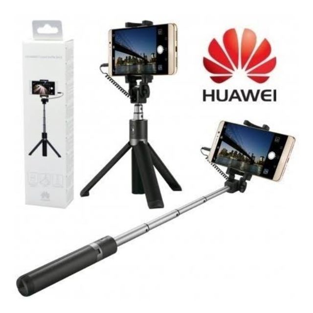 ขาตั้งกล้อง,ไม้เซลฟี่ Huawei Tripod Stand Selfie Stick Audio Cable
