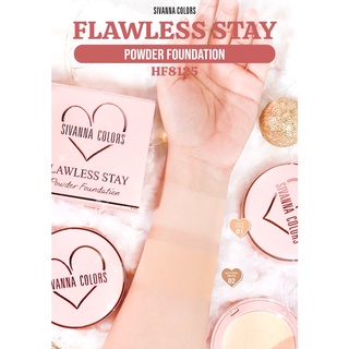 SIVANNA COLORS FLAWLESS STAY POWDER FOUNDATION : HF8125 ซีเวนน่า คัลเลอร์ส ฟลอเลส สเตย์ พาวเดอร์ ฟาวเดชั่น