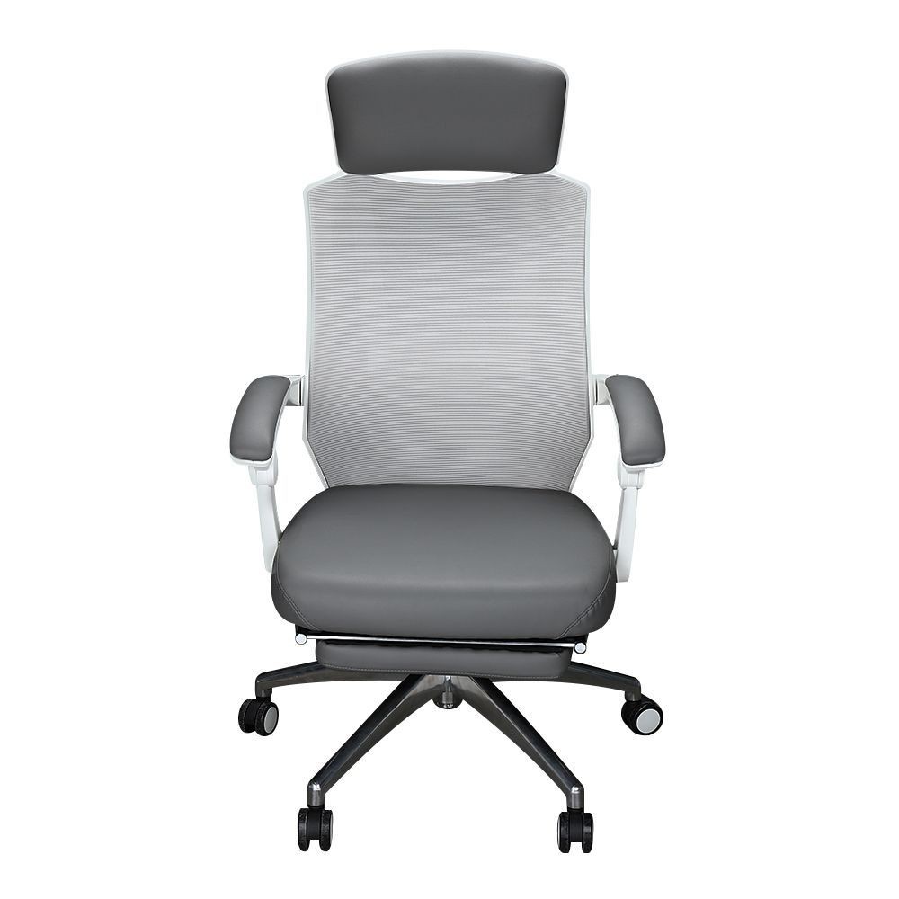 office-chair-office-chair-furdini-jasper-wa341-net-pu-grey-office-furniture-home-amp-furniture-เก้าอี้สำนักงาน-เก้าอี้สำนั