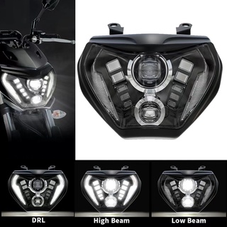 For YAMAHA MT09 LED Headlight MT 09 FZ 09 FZ09 2014 2015  2016 Motorcycle Headlights Assembly E24-MARK DRL Turn Signal h