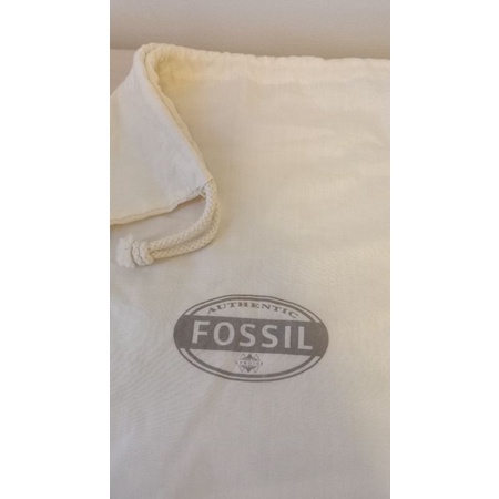 ถุงผ้าใส่กระเป๋า-แบรนด์-fossil-ถุงจากช็อป