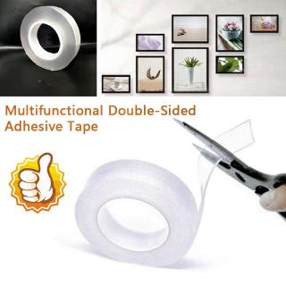 Thickness：0.1cm Magic Nano Tape Traceless Washable Adhesive Reusable Clear Double Sided Gel Pads