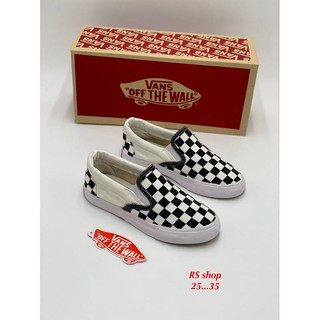 รองเท้าเด็ก slip on sz.25-35 *มี 2 สี* ใส่แล้วเท่ แบบสวม ยอดนิยม รองเท้าเด็กเล็ก 99B025