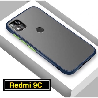 Case Xiaomi Redmi 9C เคสเสี่ยวมี่ เรดมี9C เคสกันกระแทก ขอบนิ่มหลังแข็ง ปุ่มสีหลังขุ่น เคสโทรศัพท์ ออฟโป้ เคสredmi 9c
