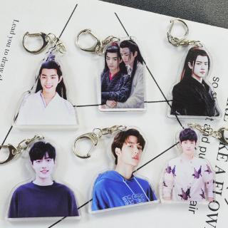 เสื้อยืดแขนสั้นพิมพ์ลาย Xiao Zhanจี้ตุ๊กตา