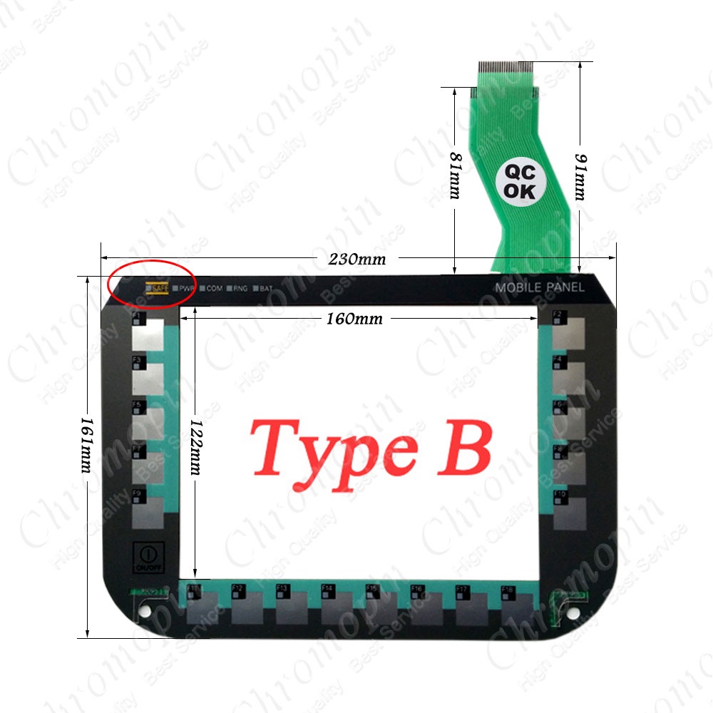 หน้าจอสัมผัส SZ พร้อมปุ่มกด สําหรับ 6AV6645-0EB01-0AX1 6AV6 645-0EB01 ...
