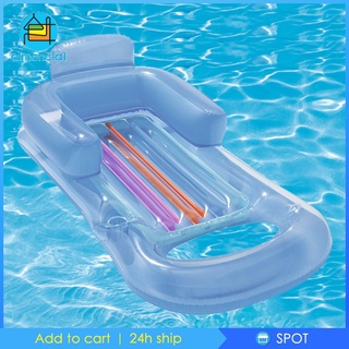 [ALMENCLA1✨พร้อมสต็อก✨] Swimming Pool Inflatable Lounger Floating Air Bed Water Mattress Sofa Chair Blue