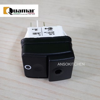 สวิตช์ On/Off ใช้ได้กับเครื่องบดกาแฟ Quamar รุ่น M80E, M80 Top, Q50, Q50E (On/Off Switch) - อะไหล่ซ่อม Quamar ของแท้