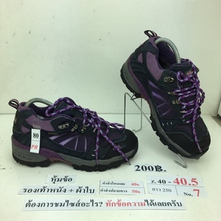 กรุณาทักหาผู้ขายเพื่อเลือกสินค้าก่อนสั่งซื้อ ‼️ รองเท้าผ้าใบ  รองเท้าเดินป่า มือสอง ของนอก นำเข้า