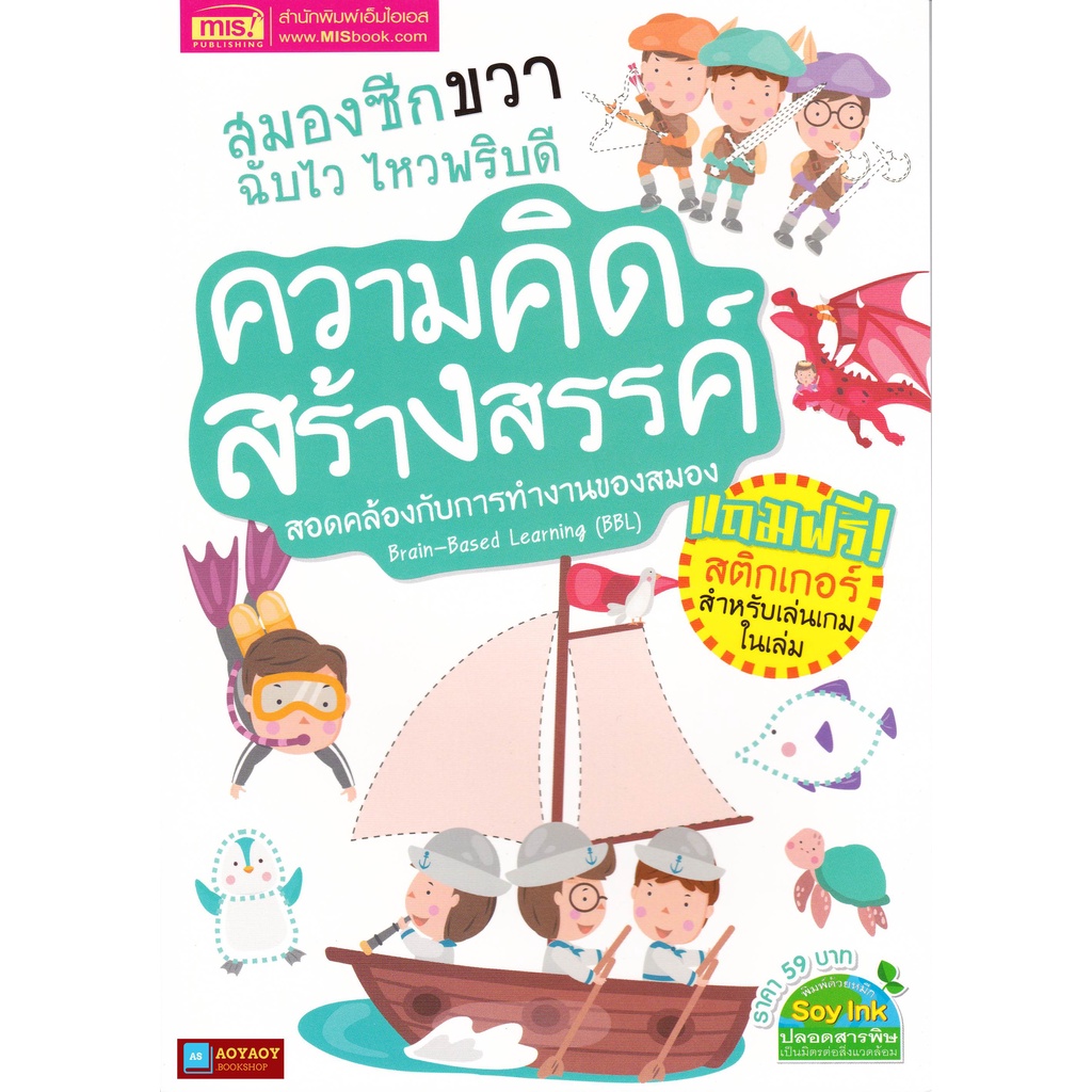 หนังสือ-ความคิดสร้างสรรค์-สมองซีกขวาฉับไว-ไหวพริบดี