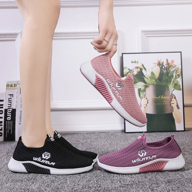 ภาพหน้าปกสินค้า️ พร้อมส่ง ️ รองเท้าผู้หญิง ผ้าใบแฟชั่น สไตล์เกาหลี 2105