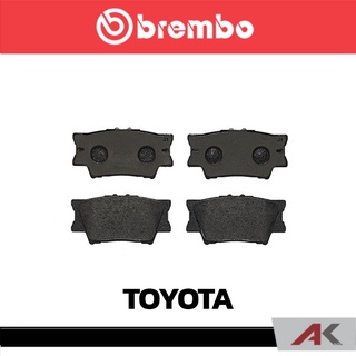 ผ้าเบรกหลัง Brembo โลว์-เมทัลลิก สำหรับ TOYOTA Camry ACV40 06 50 13,Harrier13 รหัสสินค้า P83 089B ผ้าเบรคเบรมโบ้