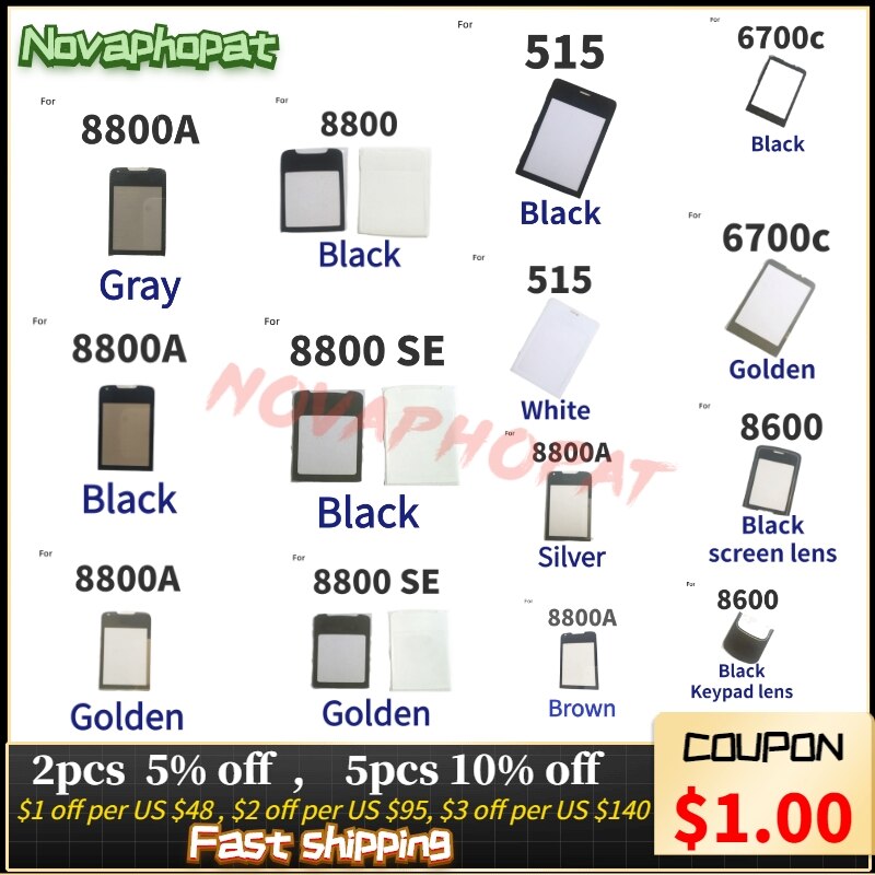 novaphopat-หน้าจอกระจก-lcd-สําหรับ-nokia-8800se-8800-se-sirocco-8800-arte-8800a-8600-515-6700-6700c