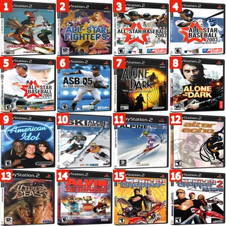 แผ่นเกมส์ PS2 : แนะนำน่าเล่น รหัส M05 (มีเยอะ)(แจ้งมาได้เลย)