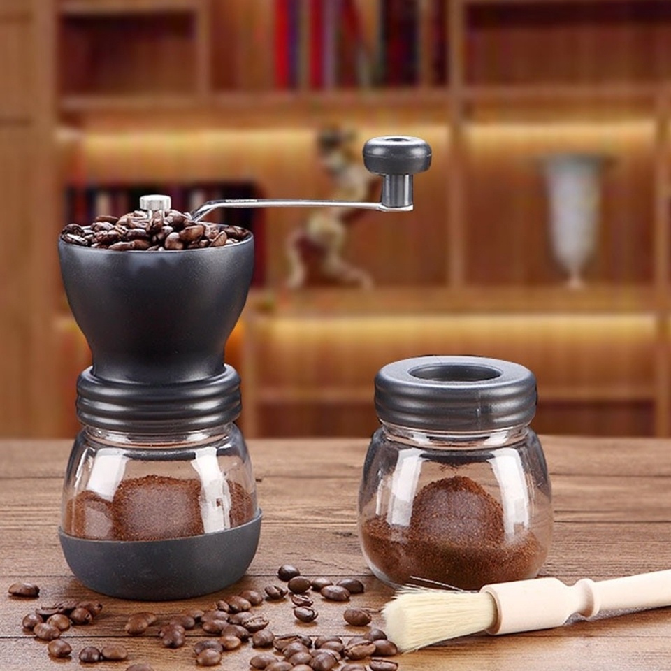 เครื่องบดกาแฟวินเทจ-เครื่องบดเมล็ดกาแฟ-ที่บดเม็ดกาแฟ-ปรับความละเอียดได้-coffee-bean-grinder-มีเก็บปลายทาง