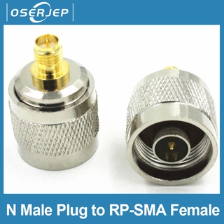 ภาพหน้าปกสินค้าอะแดปเตอร์เชื่อมต่อ N Male Plug to RP-SMA Female Plug RF Coaxial 2 ชิ้น ที่เกี่ยวข้อง