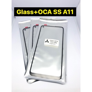 กระจกหน้าจอ+OCA กระจกหน้าจอของ Samsung  A11/ A31/ A51/ A6 Plus/ A71/ A12/ A70