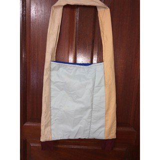 กระเป๋าย่าม ถุงย่าม สีพื้นขนาด33*45 cm.ทำจากเศษผ้า ดูเก๋(ส่งภายใน 24ชม.)