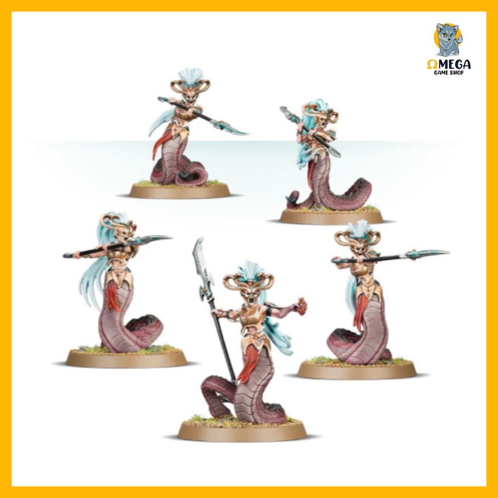 Warhammer AoS - Figurine Filles De Khaine Melusai Ironscale (Plastique, 40mm) - 11