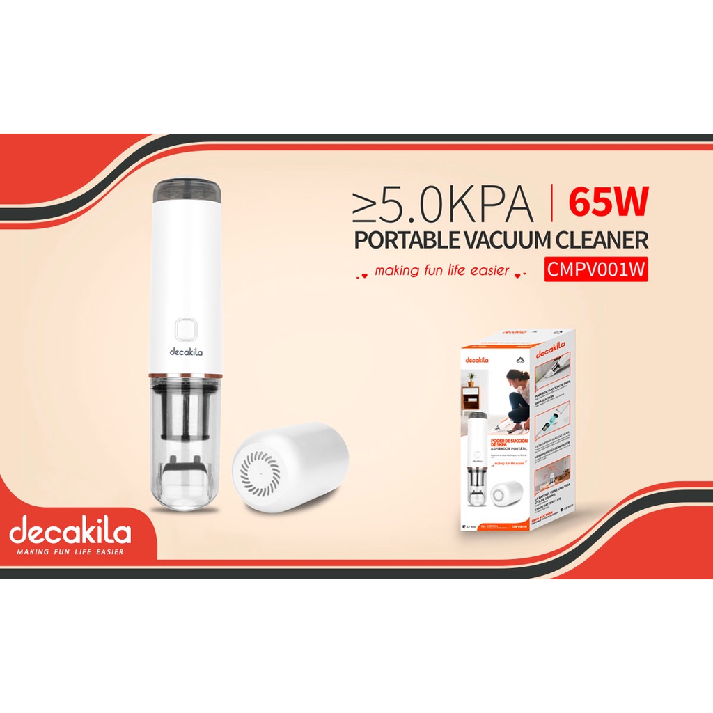 decakila-รุ่น-cmpv001w-เครื่องดูดฝุ่นขนาดเล็กไร้สาย-portable-vacuum-cleaner-กำลังไฟ-65-วัตต์
