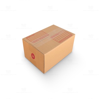 กล่องไปรษณีย์ราคาถูก  2A  (20 ใบ) ขนาด กว้าง 14.5 x ยาว 20 x สูง 12 ซม.
