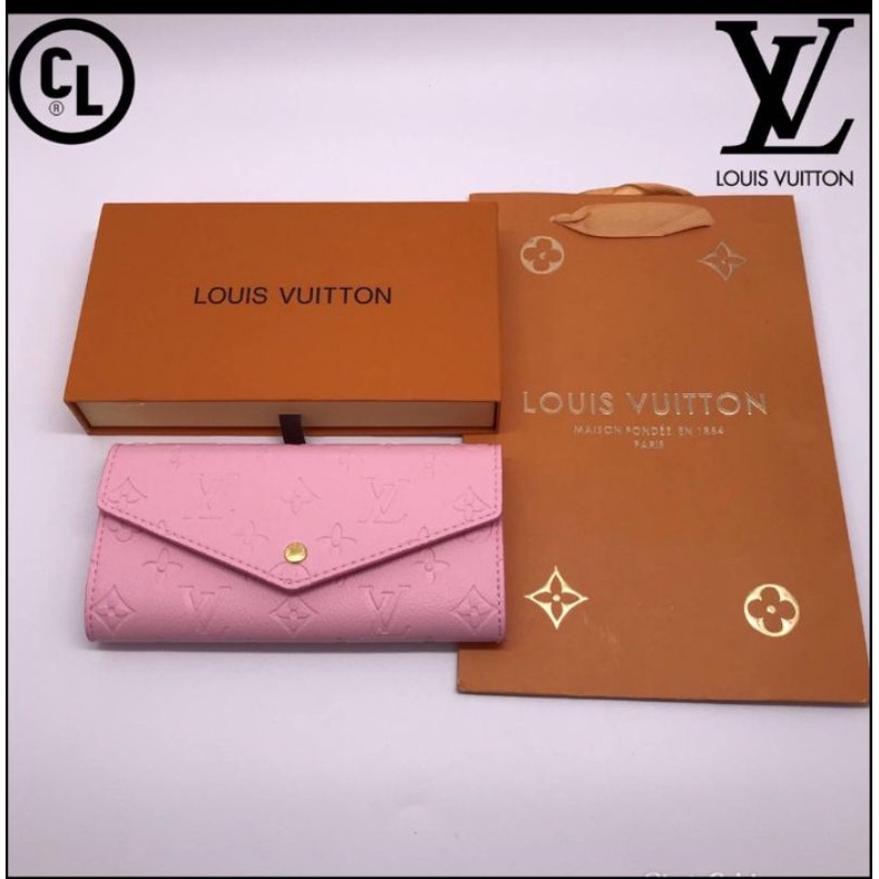 กระเป๋าสตางค์ใบยาว-สไตล์หลุยส์-louis-vuitton-หลุยส์เกรดพรีเมี่ยม-กระเป๋าสตางค์แบบพับ-พร้อมกล่องแบรนด์