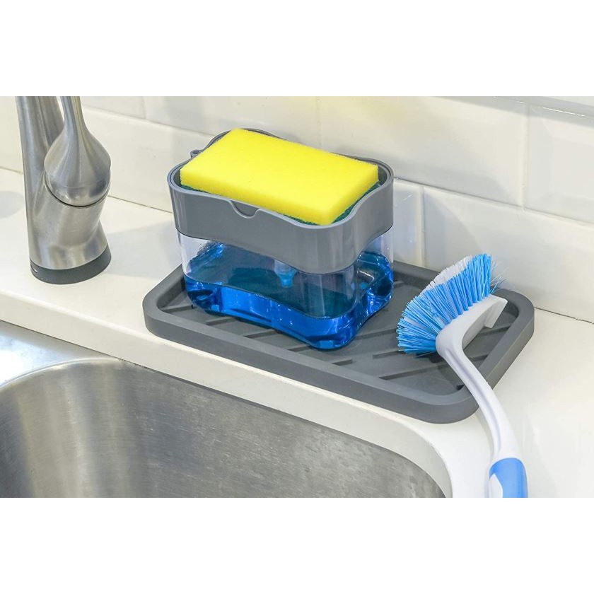 soap-pump-sponge-caddy-ที่วางฟองน้ำกดน้ำยาล้างจานอัจฉริยะ