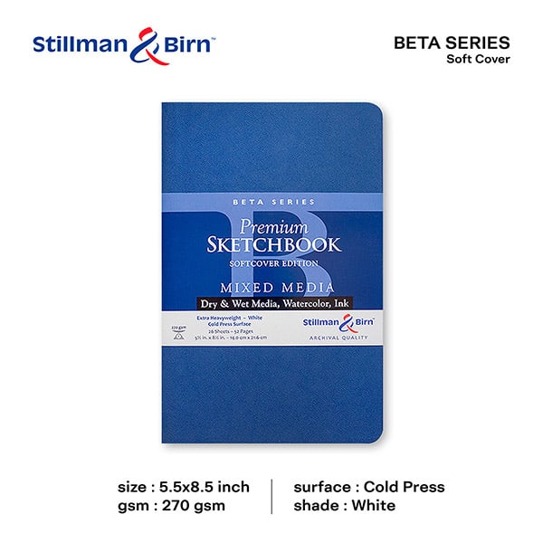 Buy STILLMAN & BIRN Beta Sketchbook - Softcover - A6 Portrait