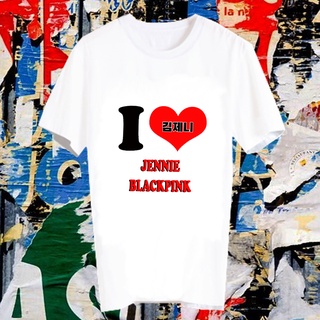 เสื้อยืดสีขาว สั่งทำ Fanmade แฟนเมด คำพูด แฟนคลับ FCB126  เจนนี่ JENNIE BLACKPINK