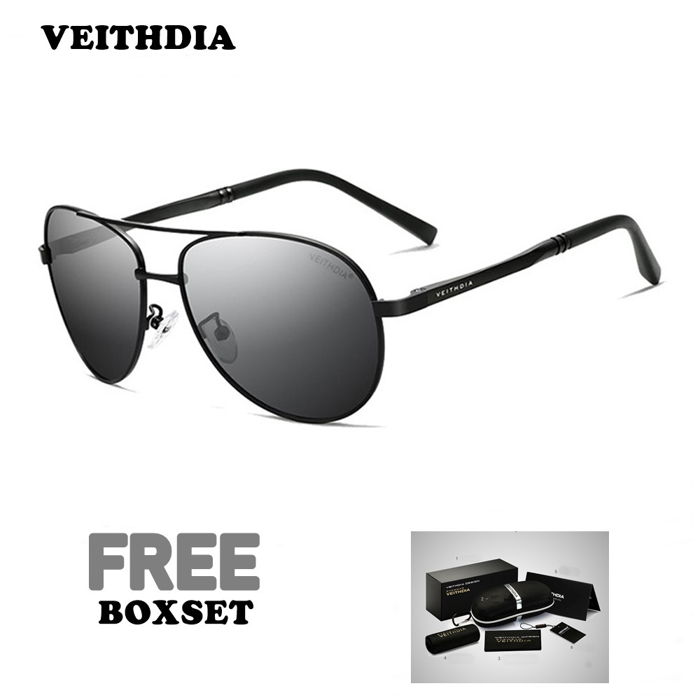 veithdia-แว่นตากันแดด-polarized-men-uv400-1306-ดำ-ส่งจากไทย