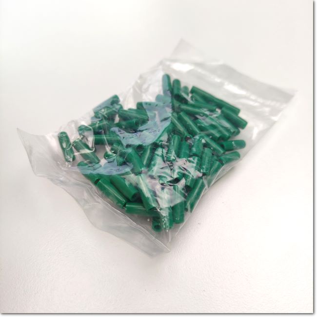 v-1-25-green-ปลอกหุ้มหางปลา-สเปค-1-bag-100-pcs-bandex