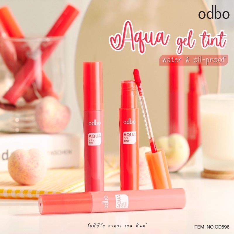 odbo-aqua-gel-tint-โอดีบีโอ-อะควา-เจล-ทินท์-เติมเต็มสีสันให้พวงแก้มและริมฝีปาก-ติดทนนาน-od596