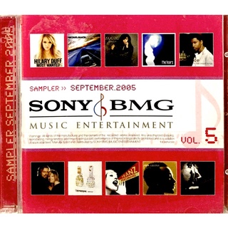 Cdเพลงสากล❤️sony bmg sampler September2005 Vol.5❤️ลิขสิทธิ์แท้ แผ่นใหม่มือ1