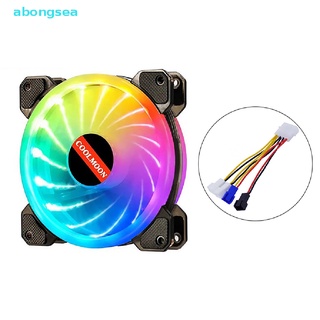 abongsea 4 Pin Molex To 3 Pin Fan Power Cable Adapter Connector For CPU PC Case Fan Nice