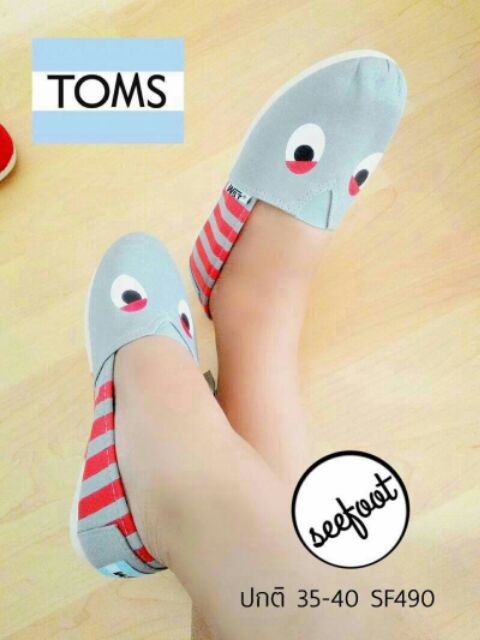 รองเท้าผ้าใบทรงtoms-มี3-สีตามรูปค่ะ